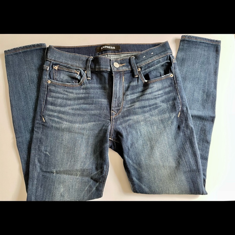 Express Midrise Jean Legging size 6 short